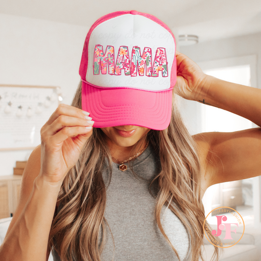 Mama Hat print