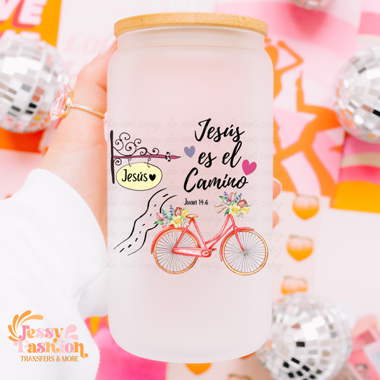 Jesús es el camino UV DTF Decal