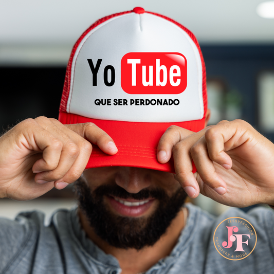 Yo Tube que ser perdonado Hat print