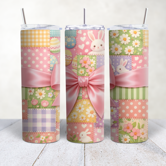 Easter Bow Sublimation Transfer Tumbler 20oz
