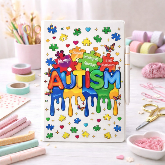Autism UV dtf notebook