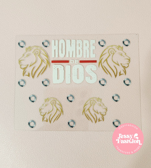 Hombre de Dios Mini uv dtf wrap