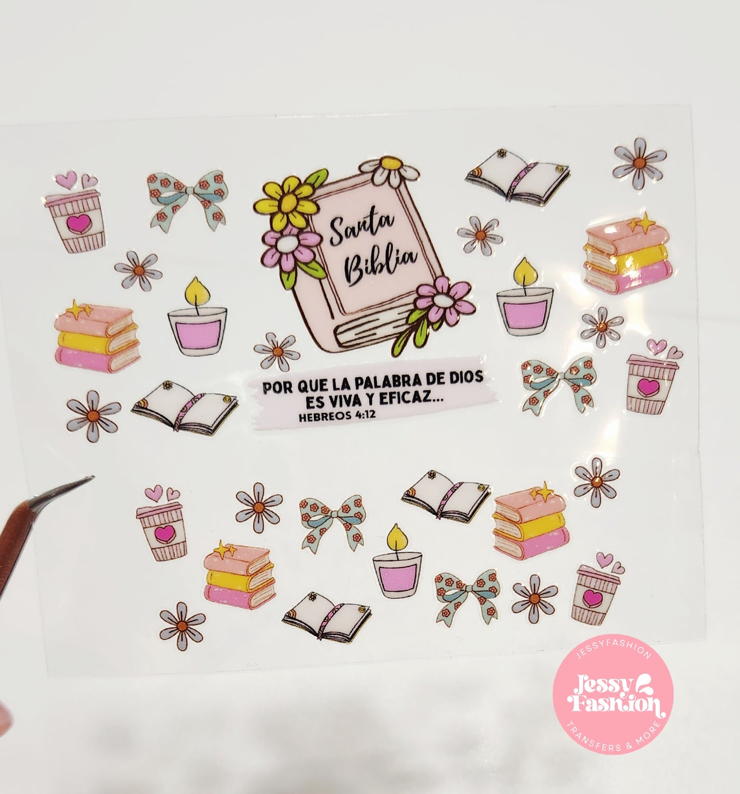 Por que la palabra de Dios...  Mini uv dtf wrap