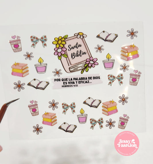 Por que la palabra de Dios...  Mini uv dtf wrap