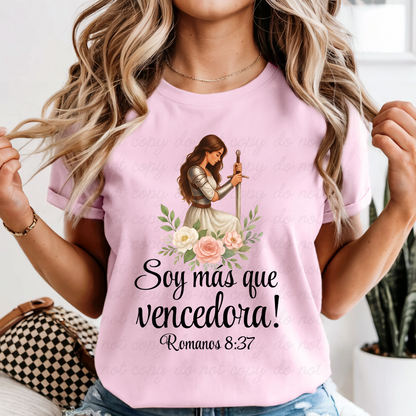 Soy mas que vencedora! DTF Shirt Transfer