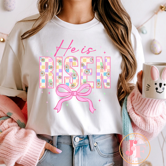 He is Risen DTF Shirt Transfer