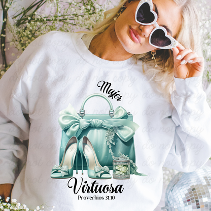 Mujer virtuosa DTF Shirt Transfer