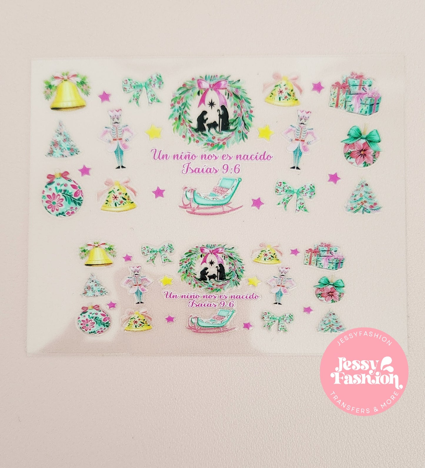 Un niño no es nacido... mini uv dtf wrap