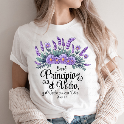 El el principio era el verbo... DTF Shirt Transfer