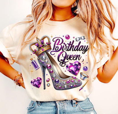 Birthday Queen DTF Shirt Transfer