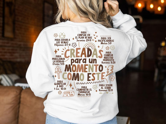 Creada para un momento como este Dtf Shirt Transfer