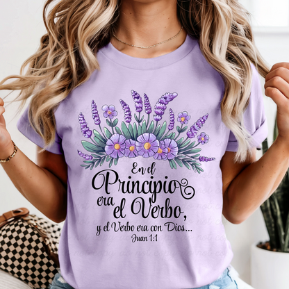 El el principio era el verbo... DTF Shirt Transfer