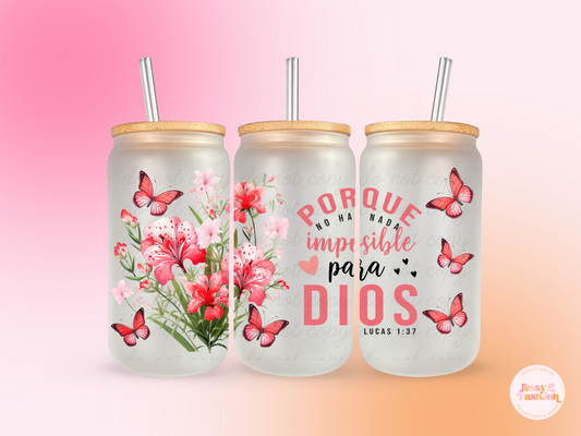 Por que nada es imposible UV DTF CUP WRAP