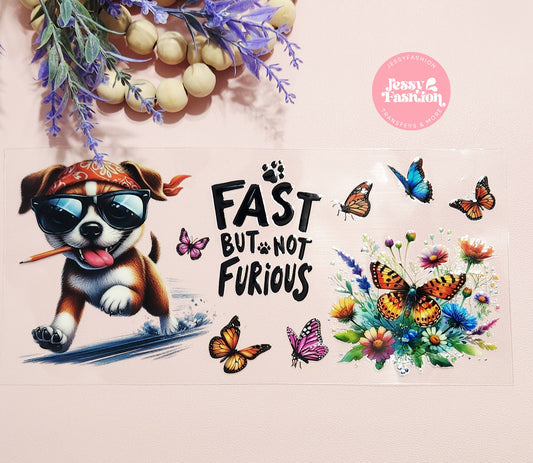 Fast but not furious UV DTF CUP WRAP