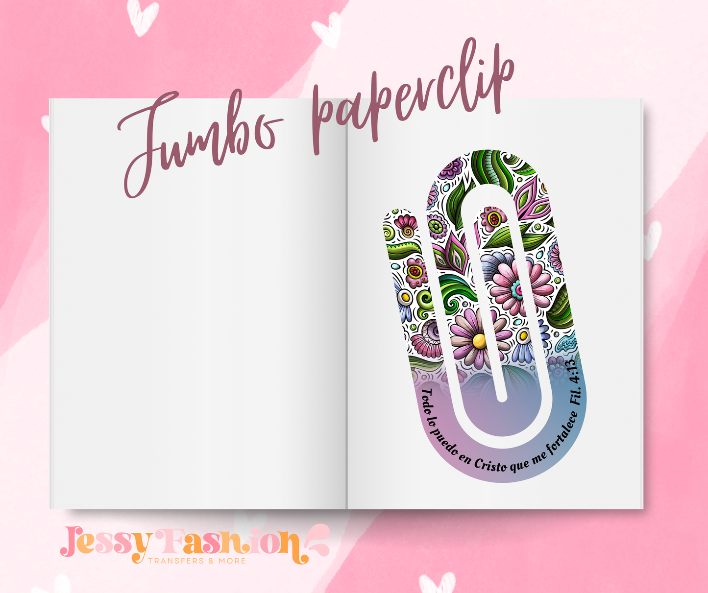 Todo lo puedo en Cristo... Jumbo Paperclip