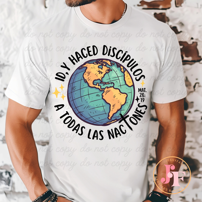 Id, y haced discípulos DTF Shirt Transfer