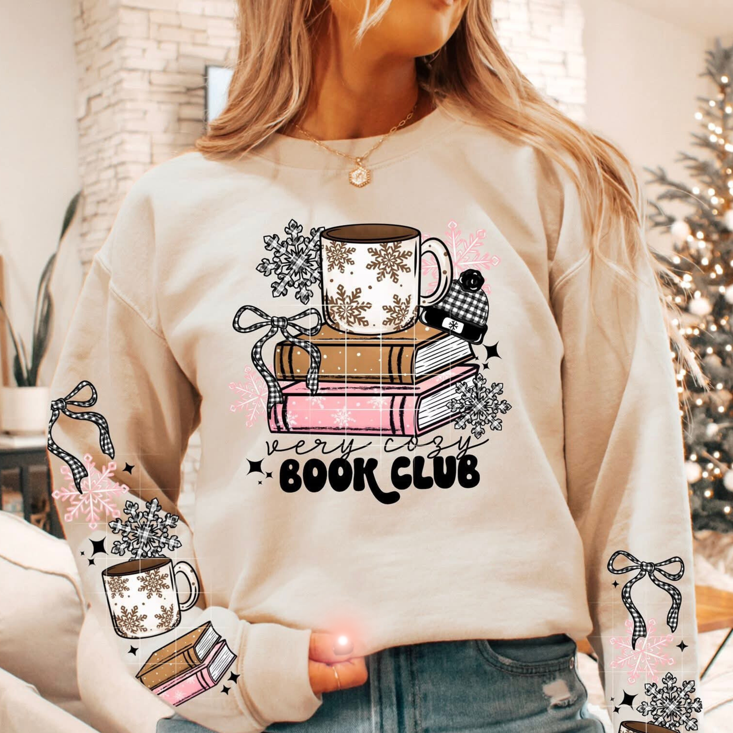 Winter Book Club 3pc Dtf Shirt Transfer
