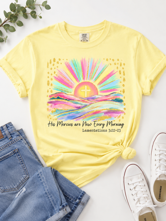 His mercies are... Dtf Shirt Transfer