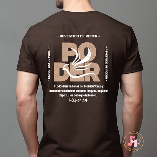 Revestido de poder DTF Shirt Transfer