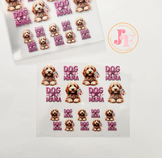 Dog Mama mini tumbler uv dtf wrap