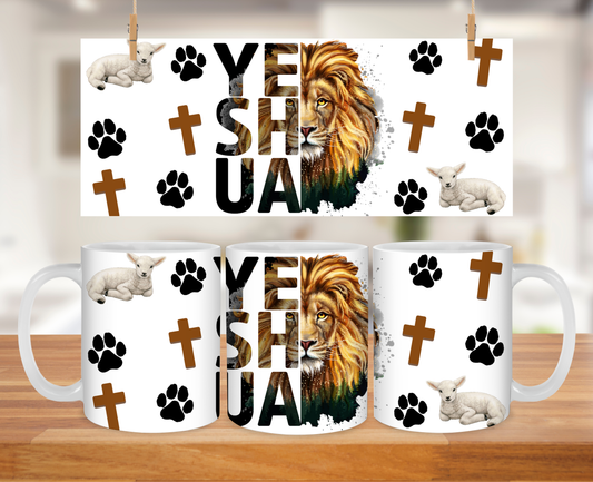 Yeshua mug 11oz Sublimation transfer