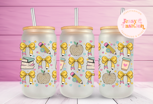 Teacher UV DTF CUP WRAP
