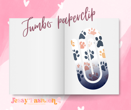 Doggy Paw Jumbo Paperclip