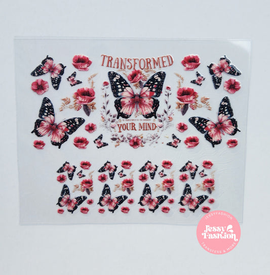 Transformed your mind Mini uv dtf wrap