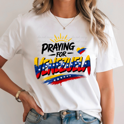 Orando por Venezuela en Español o English Dtf transfer (preorden)