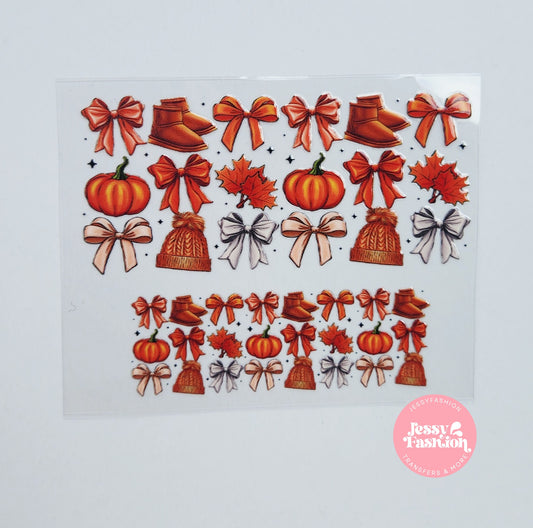Fall Essentials Mini uv dtf wrap