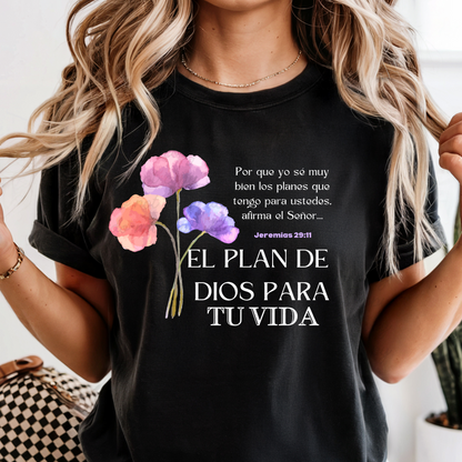 El plan de Dios para tu vida DTF Shirt Transfer