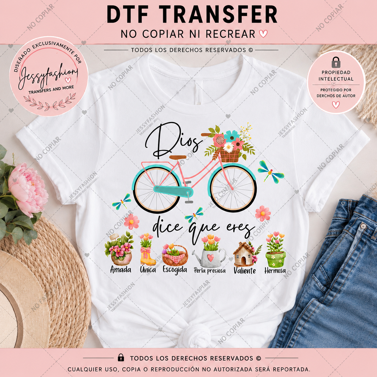 Dios dice que eres... DTF Shirt Transfer ⭐️⭐️⭐️⭐️ BEST SELLER