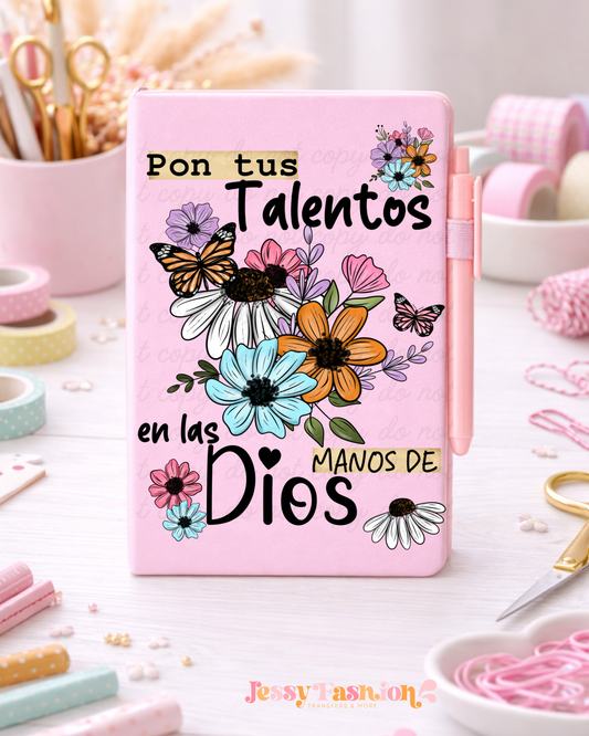 Pon tus talentos Uv dtf notebook