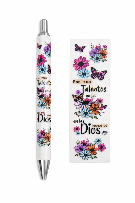 Pon tus talentos UV DTF Decal Bolígrafo