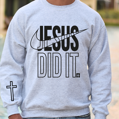 Jesus did it / Cross 2pc DTF Shirt Transfer
