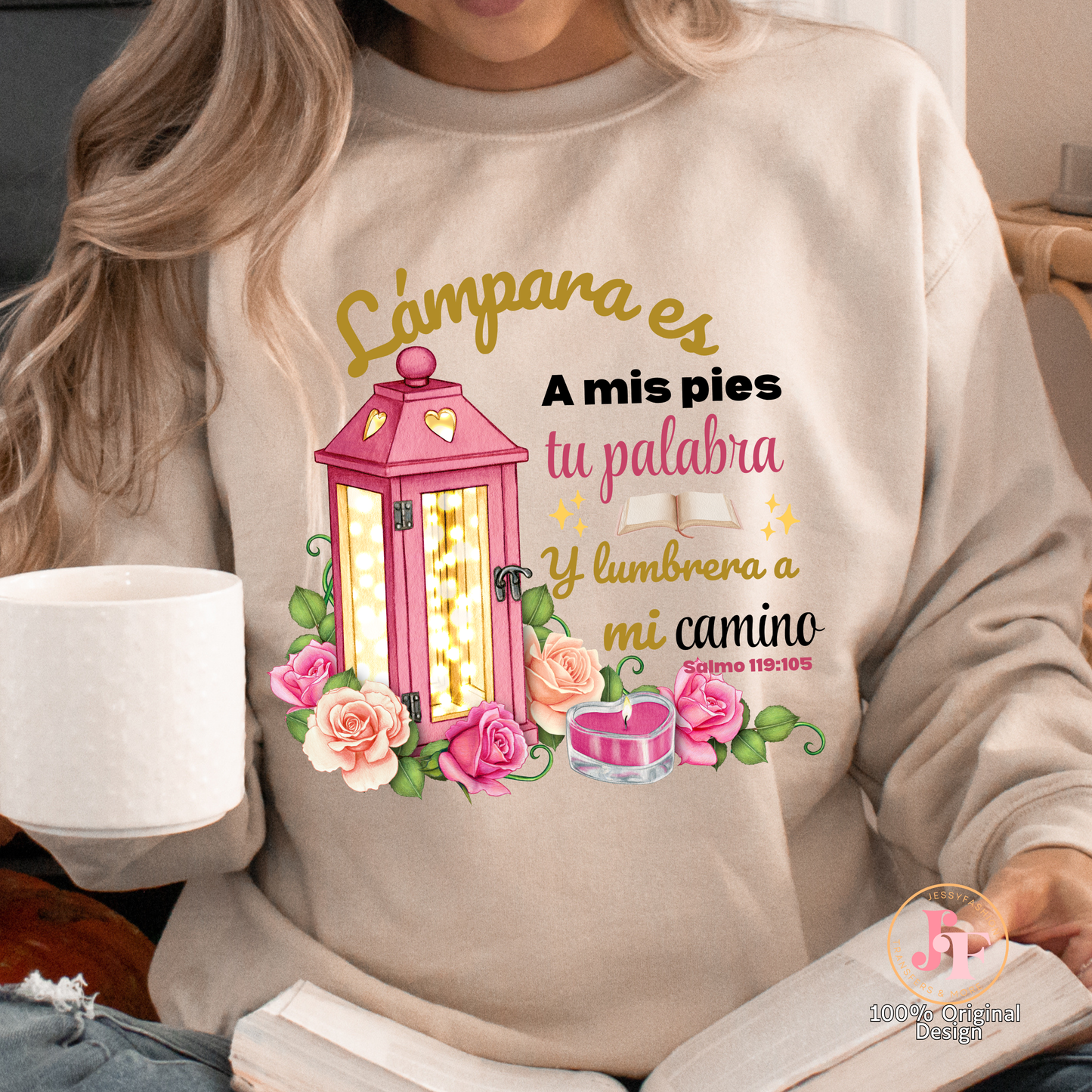 Lámpara es a mis pies... Dtf Shirt Transfer