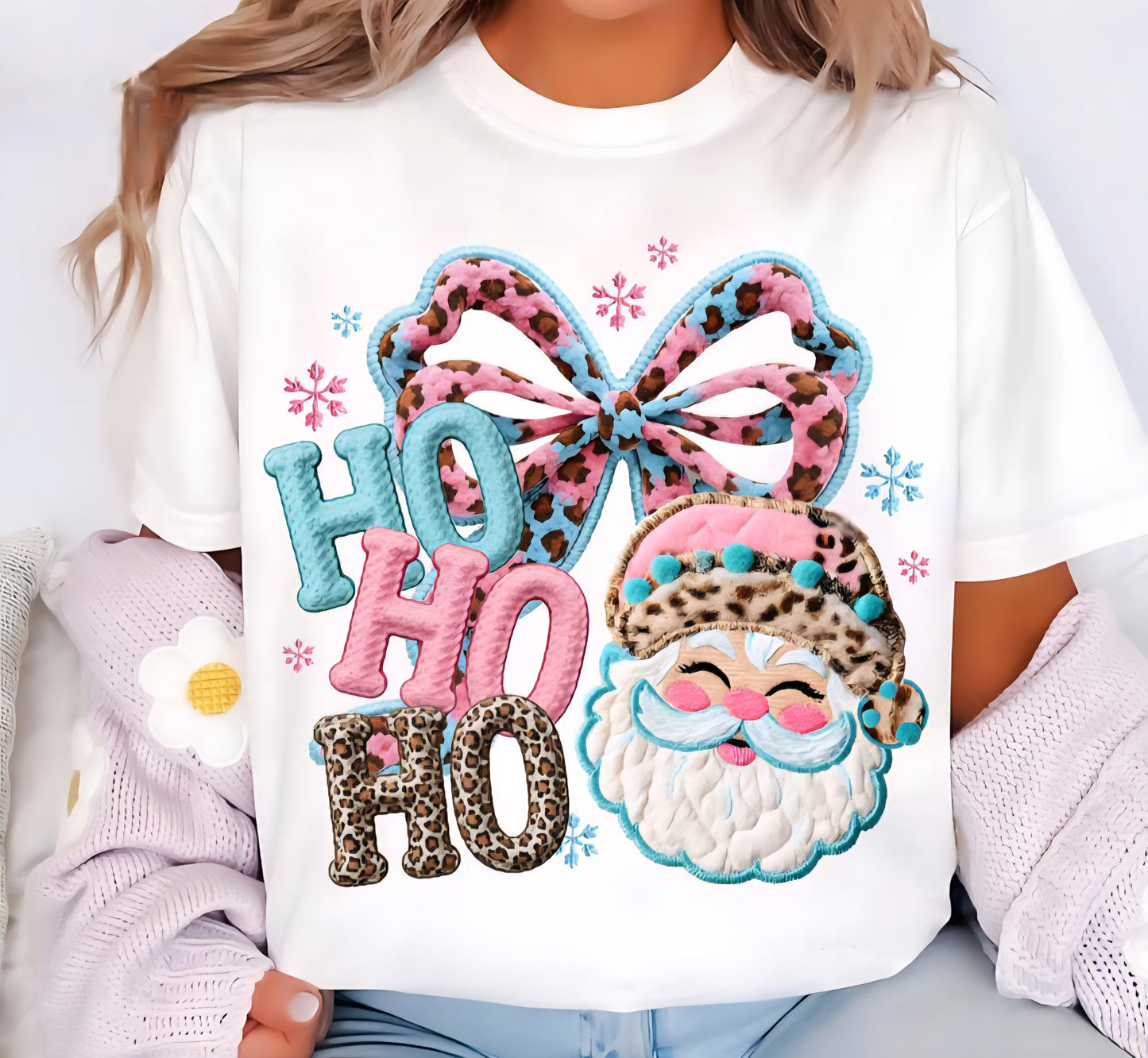 Santa Ho Ho Ho Dtf Shirt Transfer