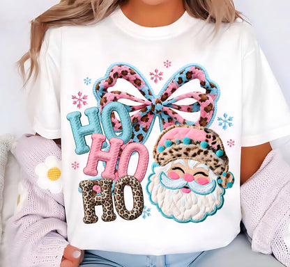 Santa Ho Ho Ho Dtf Shirt Transfer