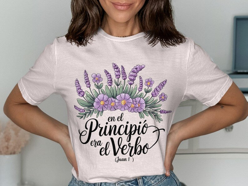 En el principio es el verbo DTF Shirt Transfer