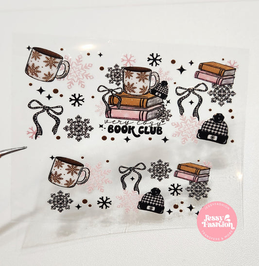 Book Club Mini uv dtf wrap