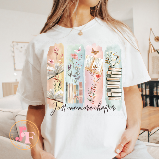 Just one more chapter DTF Shirt Transfer