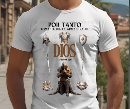 Por tanto tomad toda la armadura DTF shirt transfer