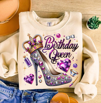 Birthday Queen DTF Shirt Transfer