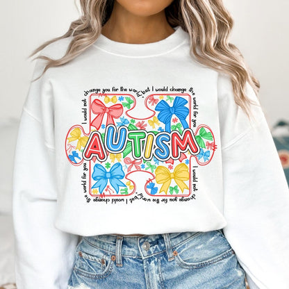 Autism puzzle DTF Shirt Transfer