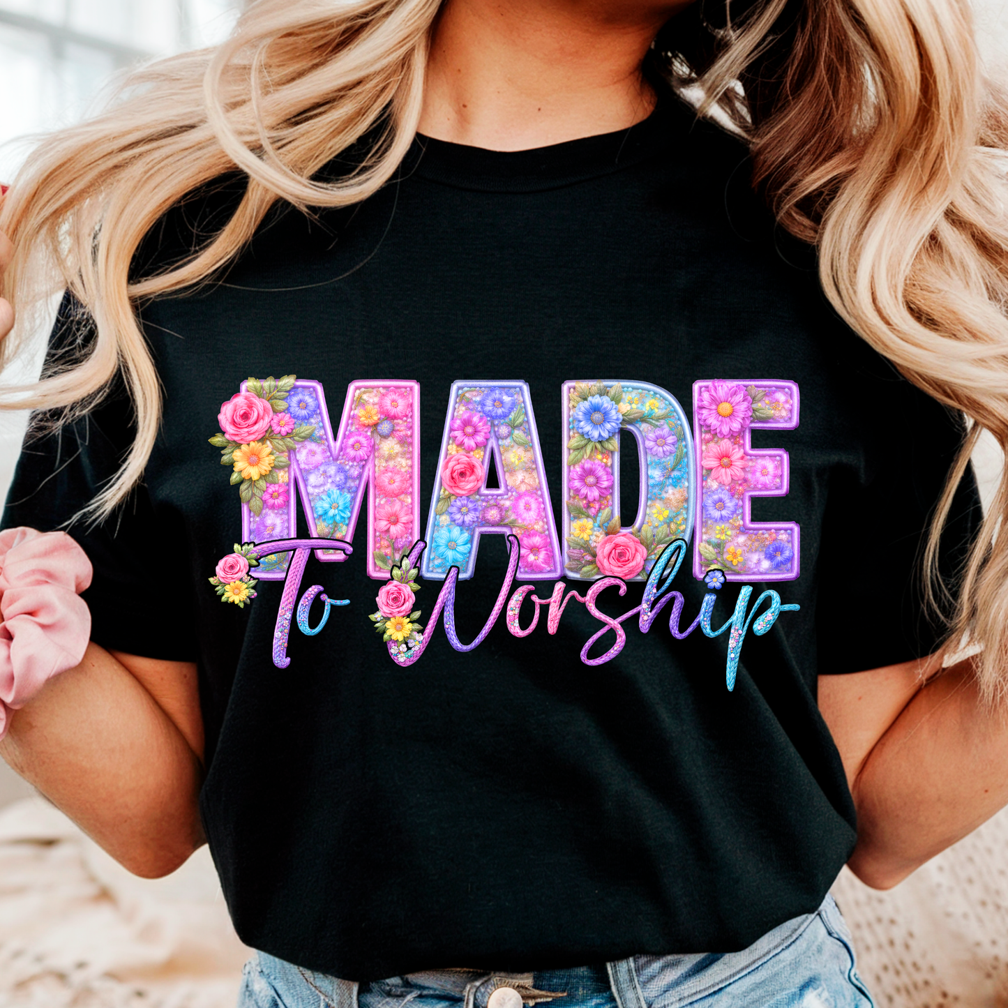 Made to worship Dtf Shirt Transfer