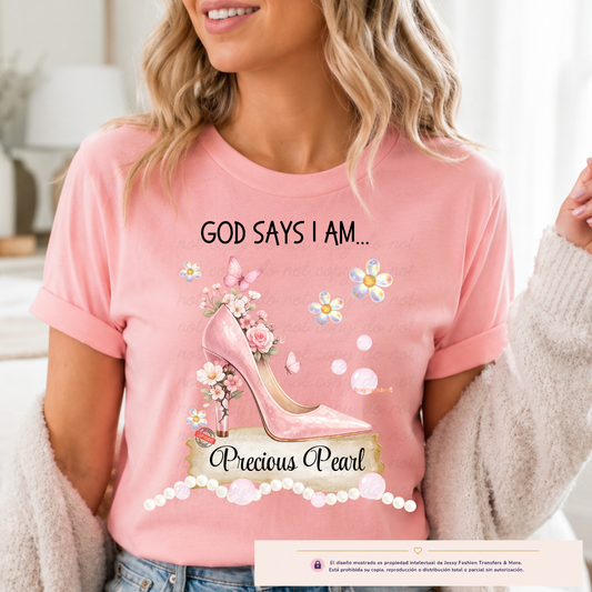 PRECIOUS PEARL Dtf shirt transfer
