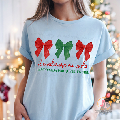 Le adoraré en cada temporada Dtf Shirt Transfer