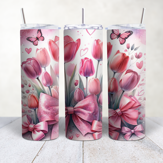 Tulipanes Sublimation Transfer Tumbler 20oz