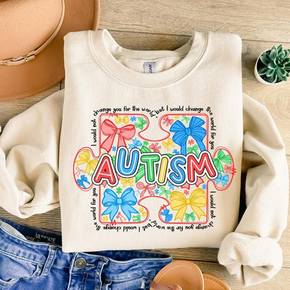 Autism puzzle DTF Shirt Transfer