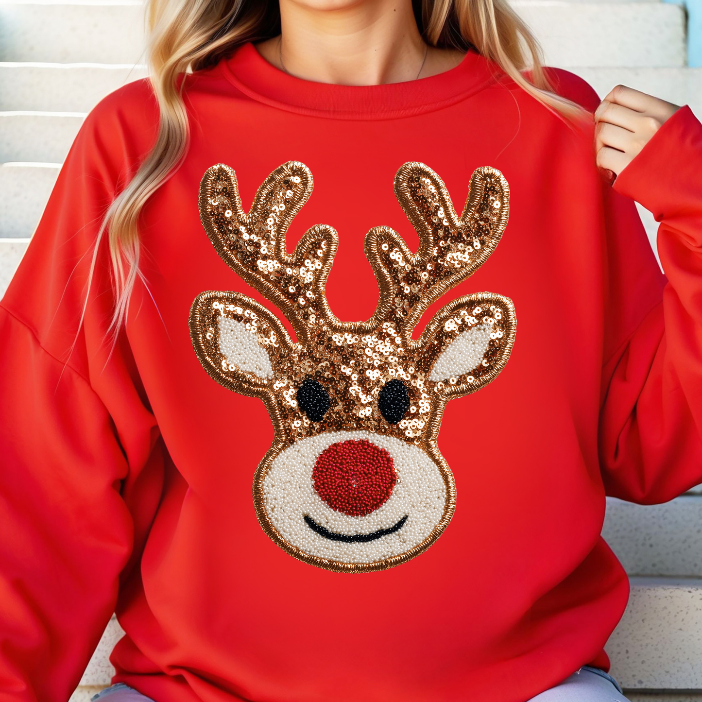 Cute Rudolph Dtf Shirt Transfer